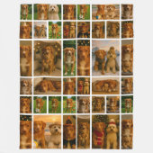 Couverture Polaire 40 Photo Collage Template Personalized Custom Made (Devant)