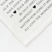 Couverture Polaire 40 raisons pour lesquelles nous vous aimons photo (Coin)