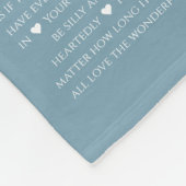 Couverture Polaire 40 Raisons pour lesquelles nous vous aimons Photo  (Coin)