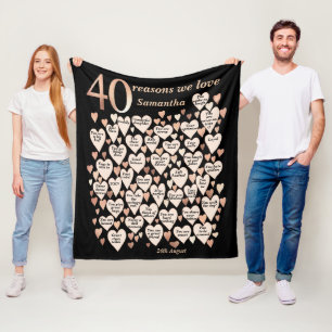 Couverture Polaire 40e anniversaire 40 raisons Nous vous aimons
