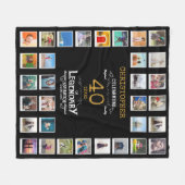 Couverture Polaire 40e anniversaire Black Gold légendaire photo (Devant (Horizontal))