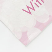 Couverture Polaire 40e anniversaire rose 40 et fabuleux (Coin)