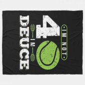 Couverture Polaire 40e Birthday Venin de tennis Blanket (Devant (Horizontal))