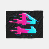 Couverture Polaire 41 Ice Cream Drip Meme Forty One Four Gen Alpha Sl (Devant (Horizontal))