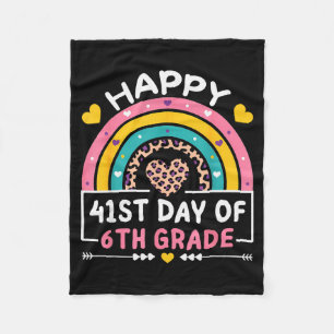 Couverture Polaire 41 Jours d'école Joyeux 41e jour de 6e année Ens