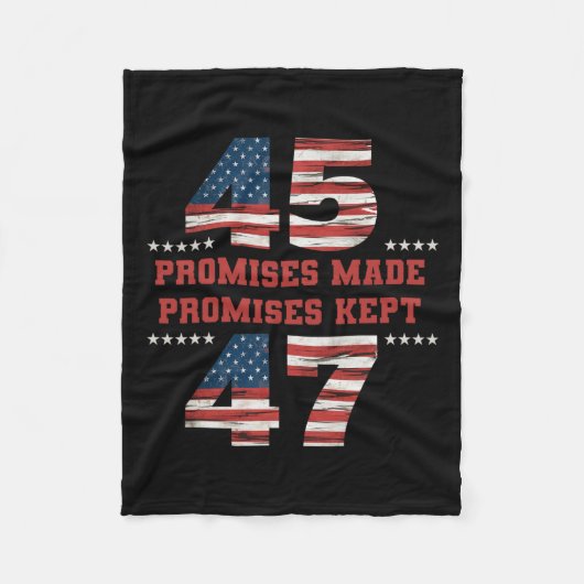 Couverture Polaire 45 47 Promesses faites Maintien du président Trump (Devant)