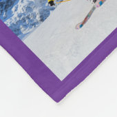 Couverture Polaire 48 Collage de photos Violet Royal (Coin)