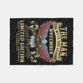 Couverture Polaire 48th Birthday November 1977 Men Funny 48 Years Old (Devant (Horizontal))