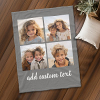 4 Collage de photos - vous pouvez changer la coule