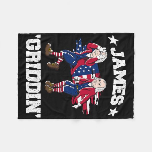 Couverture Polaire 4 juillet James Madison Griddy James Griddin (Devant (Horizontal))