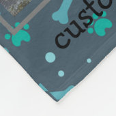 Couverture Polaire 4 Photo Collage Dog Pet Personnalisé (Coin)