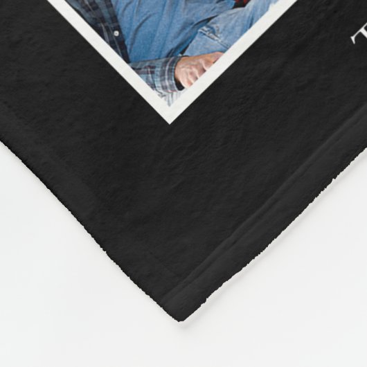 Couverture Polaire 4 Photos Collage Famille Décor (Coin)