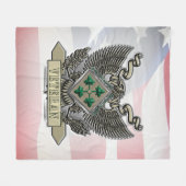 Couverture Polaire 4e division d'infanterie Vétérinaire (Devant (Horizontal))