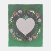 Couverture Polaire 4ème fleuron, 22ème anniversaire de Mariage vert (Devant)