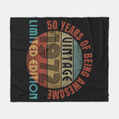 Couverture Polaire 50 ans d'être génial (Devant (Horizontal))