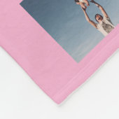 Couverture Polaire 50 Picture Photo Collage Custom Color Pink (Coin)