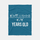 Couverture Polaire 50 Years Old Equation Funny 50th Birthday Math  (Devant)