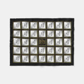 Couverture Polaire 50e anniversaire 34 Photo Collage, cadres or (Devant (Horizontal))