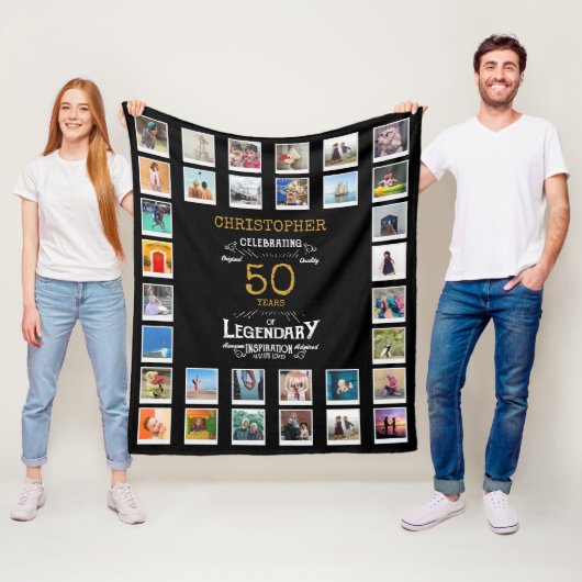 Couverture Polaire 50e anniversaire Black Gold légendaire photo (En situation)