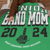 Couverture Polaire 50x60 School Band Senior Mom Stadium