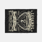 Couverture Polaire 52 Year Old Bday For Men 52nd Birthday November 19 (Devant (Horizontal))