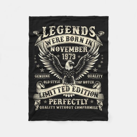 Couverture Polaire 52 Year Old Bday For Men 52nd Birthday November 19 (Devant)