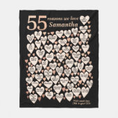 Couverture Polaire 55e anniversaire 55 raisons Nous vous aimons (Devant)