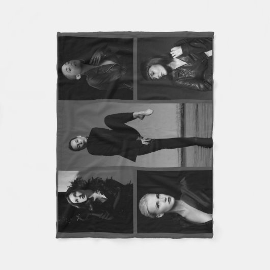 Couverture Polaire 5 Collage photo modifiable (Devant)