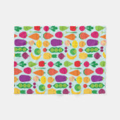 Couverture Polaire 5 des fruits et légumes de jour (Devant (Horizontal))