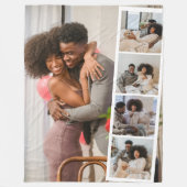 Couverture Polaire 5 Photo Booth Moderne Personnalisé (Devant)