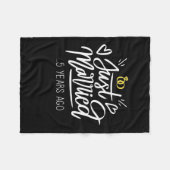 Couverture Polaire 5e anniversaire du Mariage (Devant (Horizontal))