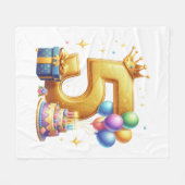 Couverture Polaire 5ème anniversaire doré (Devant (Horizontal))
