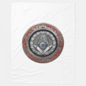 Couverture Polaire [600] Master Mason - Silver Square & Compass (Devant)