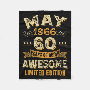 Couverture Polaire 60 ans super vintage mai 1966 60e anniversaire