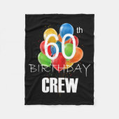 Couverture Polaire 60th Birthday Crew 60 Party Crew Group Women (Devant)