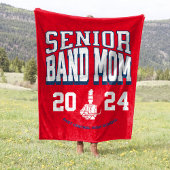 Couverture Polaire 60x80 School Band Senior Mom Stadium