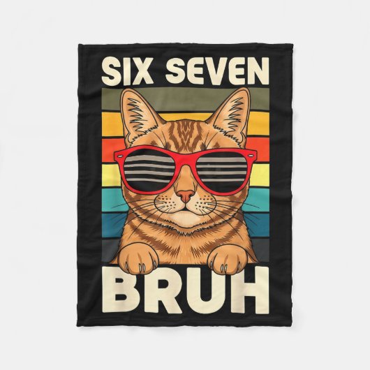 Couverture Polaire 67 Animals Funny 67 Brainrot Youth Kids Cat 67  (Devant)