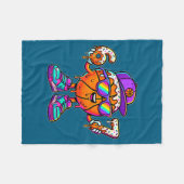 Couverture Polaire 67 Basketball Drip Six Seven Funny Meme Gen Alpha  (Devant (Horizontal))