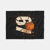 Couverture Polaire 67 Brainrot Youth Basketball Drip - Funny Kids 67  (Devant (Horizontal))