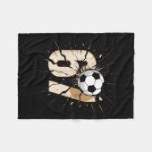 Couverture Polaire 67 Brainrot Youth Soccer Drip - Funny Kids 67 (Devant (Horizontal))