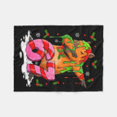 Couverture Polaire 67 Christmas Funny 67 Brainrot Youth Kids Capybara (Devant (Horizontal))