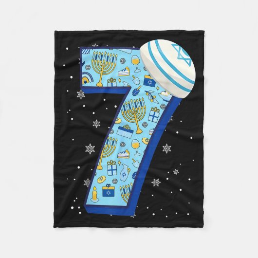 Couverture Polaire 67 Couple Hanukkah Matching Six Seven Meme Jewish  (Devant)