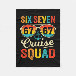 Couverture Polaire 67 Cruise Squad 2025 Funny Kids Cruise Meme Matchi