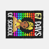 Couverture Polaire 67 Days Of School 67th Day Smarter Six Seven Melan (Devant (Horizontal))