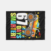 Couverture Polaire 67 Days Of School Smarter Funny Six Seven Monster  (Devant (Horizontal))