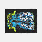 Couverture Polaire 67 Drip Soccer Gen Alpha Argot Six Sept Mème  (Devant (Horizontal))