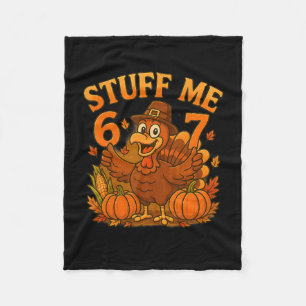Couverture Polaire 67 Fourre Moi Dinde de Thanksgiving