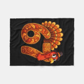 Couverture Polaire 67 Funny Thanksgiving Turkey Meme Six Seven 6 7  (Devant (Horizontal))