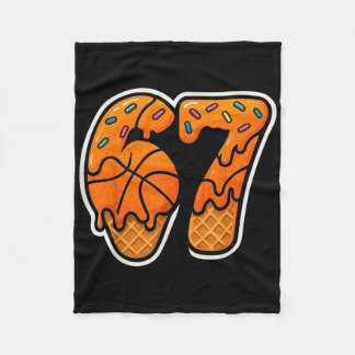 Couverture Polaire 67 Glace Goutte Basketball Six Seven Mème Panier