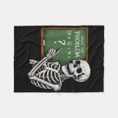 Couverture Polaire 67 Halloween Math Drôle Six Sept Meme Brainrot Crâ (Devant (Horizontal))